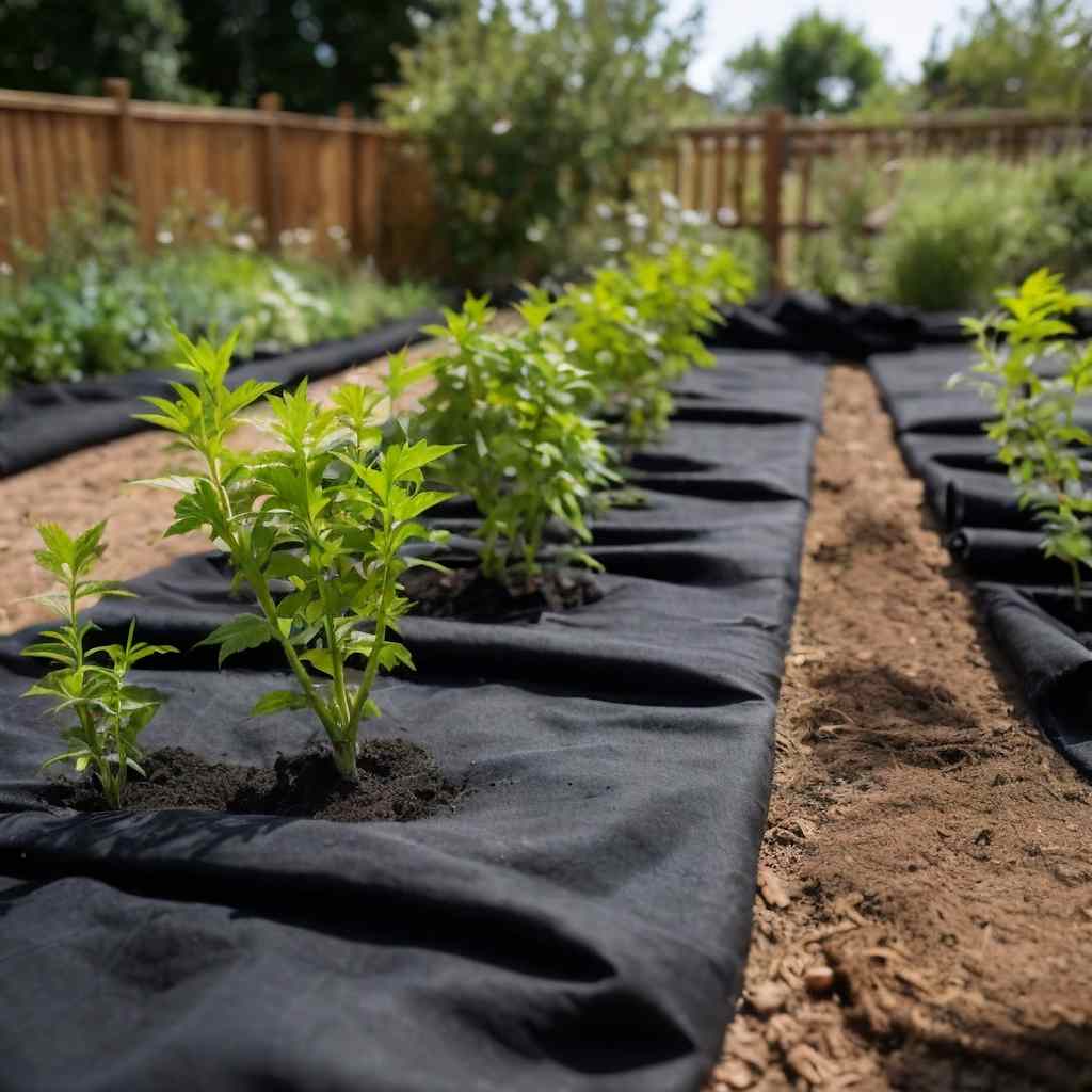 Geowłóknina, czarna, 1x150 m, włókno poliestrowe