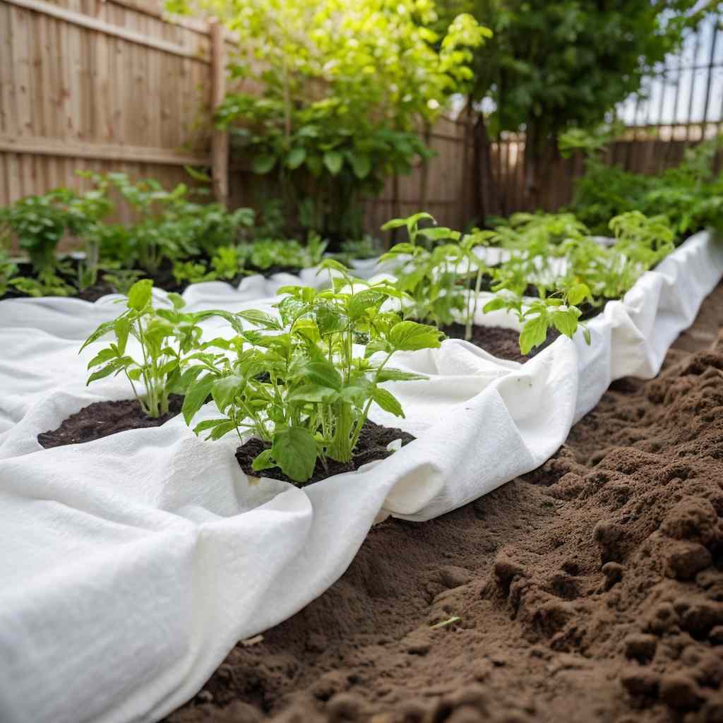 Geowłóknina, biała, 1x150 m, włókno poliestrowe