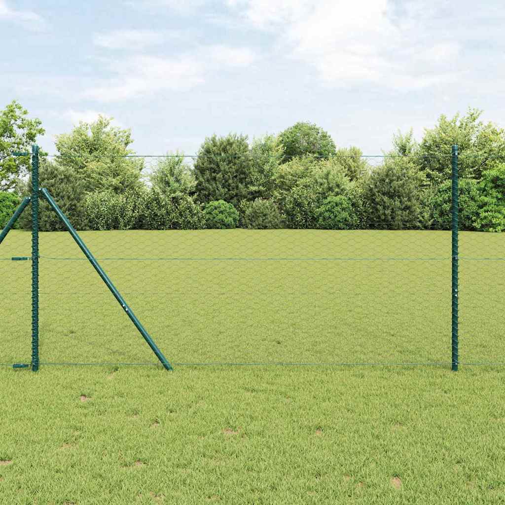 Słupek ogrodzeniowy. Szary 100 x 1,4 m (siatka 36 mm)