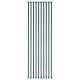 Słupki ogrodzeniowe, 10 szt., 1,5 m, metalowe, zielone