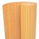Dwustronne ogrodzenie ogrodowe, PVC, 90x300 cm, żółte