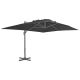 Parasol ogrodowy Cantilever z aluminiowym drążkiem 400x300 cm, antracytowy