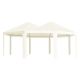 Altana ogrodowa, kremowa, 600 x 440 x 330 cm