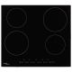 Płyta ceramiczna z 4 palnikami, dotykowa, 6000 W