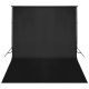 System zawieszenia tła z czarnym tłem 500 x 300 cm