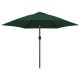 Parasol ogrodowy, zielony, 3 m