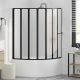 Kabina prysznicowa ścienna, parawan na wannę (140 x 168 cm), składana