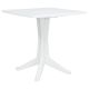 Stół Ogrodowy Biały 70 x 70 x 71.7 cm Z tworzywa sztucznego