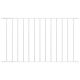 Panel ogrodzeniowy stal malowana proszkowo 1,63x0,75 m biały