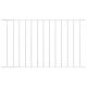 Panel ogrodzeniowy stal malowana proszkowo 1,63x1 m biały