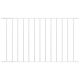 Panel ogrodzeniowy stal malowana proszkowo 1,63x1,25 m biały