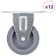 12 kółek nieskrętnych, 75 mm