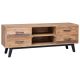Szafka pod TV, 120 x 30 x 45 cm, lite drewno tekowe