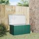 Skrzynia ogrodowa zielona 129x67x65 cm