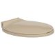 Cicho zamykana deska sedesowa, beżowa, owalna