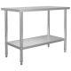 Kuchenny stół roboczy, 120x60x85 cm, stal nierdzewna
