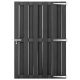 Furtka ogrodowa, WPC, 100 x 150 cm, szara