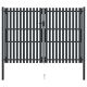 Brama ogrodzeniowa Double Door Fence Fur Steel 300x200 cm Antracyt