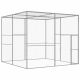 Klatka dla kota, 3 x 3 x 2,5 m, stal galwanizowana