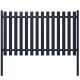 Panel ogrodzeniowy antracytowy 178x125 cm Stal malowana proszkowo