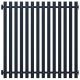 Panel ogrodzeniowy antracytowy 178x170 cm Stal malowana proszkowo