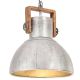 Industrialna lampa wisząca, 25 W, srebrna, okrągła, 40 cm, E27
