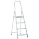 Drabinka aluminiowa, 4 stopnie, 150 kg