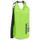 Worek wodoszczelny z suwakiem, zielony, 20 L, PVC