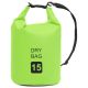 Worek wodoszczelny, zielony, 15 L, PVC