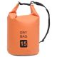 Worek wodoszczelny, pomarańczowy, 15 L, PVC