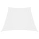 Trapezowy żagiel ogrodowy, tkanina Oxford, 3/5x4 m, biały