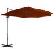 Parasol wiszący z aluminiowym słupkiem, 300 cm, terakota