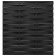 Panel ogrodzeniowy z WPC, 170x180 cm, czarny