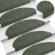 Maty na schody samoprzylepne 10 szt. 65x21x4 cm Zielone półokrągłe duże