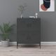 Szafka, antracytowa, 80x35x101,5 cm, stalowa