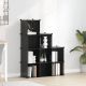 Regał kostkowy z 9 przegrodami, czarny, PP