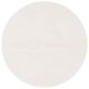 Blat stołu, biały, Ø30x2,5 cm, lite drewno sosnowe