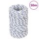 Linka żeglarska, biała, 2 mm, 50 m, polipropylen