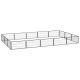 Kojec dla psa, 16 panele, czarny, 100x50 cm, stal