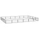 Kojec dla psa, 20 panele, czarny, 100x50 cm, stal