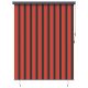 Roleta Pomarańczowy i brązowy 200 x 250 cm Materiał i Aluminium