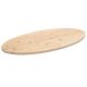 Blat stołu, 110x55x2,5 cm, lite drewno sosnowe, owalny