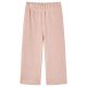 Spodnie dziecięce, sztruksowe, jasnoróżowe, 128