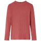Koszulka dziecięca z długimi rękawami, półgolf, palona czerwień, 104
