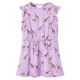 Sukienka dziecięca z falbanami i sznurkiem, liliowa, 140