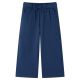 Spodnie dziecięce z szerokimi nogawkami, granatowe, 92
