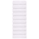Ręczniki dla gości, 10 szt., FROGN, białe, 30x50 cm, bawełna 100%