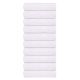 Ręczniki do rąk, 10 szt., FROGN, białe, 50x100 cm, bawełna 100%