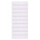 Ręczniki kąpielowe, 10 szt., FROGN, białe, 100x150 cm, bawełna 100%