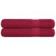 Ręczniki do sauny, 2 szt, FROGN, bordowe, 80x200 cm, bawełna 100%